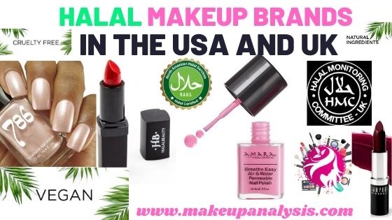 Halal makeup brands USA and UK