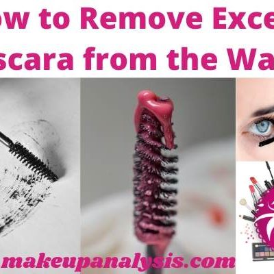 how to remove excess mascara from the wand?